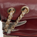 Chanel Grey Quilted Crumpled Calfskin Single Flap Bag