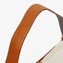 Coach White/Brown Leather Soho Buckle Flap Shoulder Bag