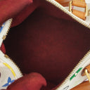 Louis Vuitton Takashi Murakami Nano Speedy White Multicolour Monogram Coated Canvas Mini Bag