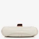Coach White/Brown Leather Soho Buckle Flap Shoulder Bag