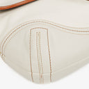 Coach White/Brown Leather Soho Buckle Flap Shoulder Bag