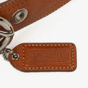 Coach White/Brown Leather Soho Buckle Flap Shoulder Bag