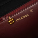 Chanel Classic Full Flap Bag Black Quilted Jersey And Leather 24K Gold-Plated Hardware