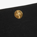 Chanel Classic Full Flap Bag Black Quilted Jersey And Leather 24K Gold-Plated Hardware