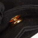 Chanel Classic Full Flap Bag Black Quilted Jersey And Leather 24K Gold-Plated Hardware