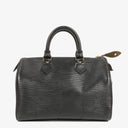 Louis Vuitton Speedy 25 Black EPI Leather Handbag