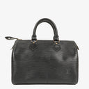 Louis Vuitton Speedy 25 Black EPI Leather Handbag