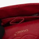 Chanel Vintage Classic Double Flap Bag in Quilted Red Lambskin with 24K Gold-Plated Hardware