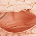Bottega Veneta Mini Jodie Peach Nappa Intrecciato Bag
