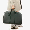 Louis Vuitton Dark Green Epicea Taiga Leather Helanga 1 Poche Travel Bag
