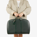 Louis Vuitton Dark Green Epicea Taiga Leather Helanga 1 Poche Travel Bag
