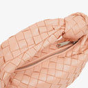 Bottega Veneta Mini Jodie Peach Nappa Intrecciato Bag