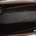 Gucci Brown Leather Bamboo Top Handle Bag