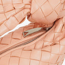 Bottega Veneta Mini Jodie Peach Nappa Intrecciato Bag
