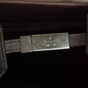 Gucci Brown Leather Bamboo Top Handle Bag