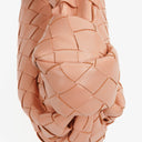 Bottega Veneta Mini Jodie Peach Nappa Intrecciato Bag