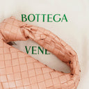 Bottega Veneta Mini Jodie Peach Nappa Intrecciato Bag