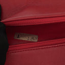Chanel Vintage Classic Double Flap Bag in Quilted Red Lambskin with 24K Gold-Plated Hardware