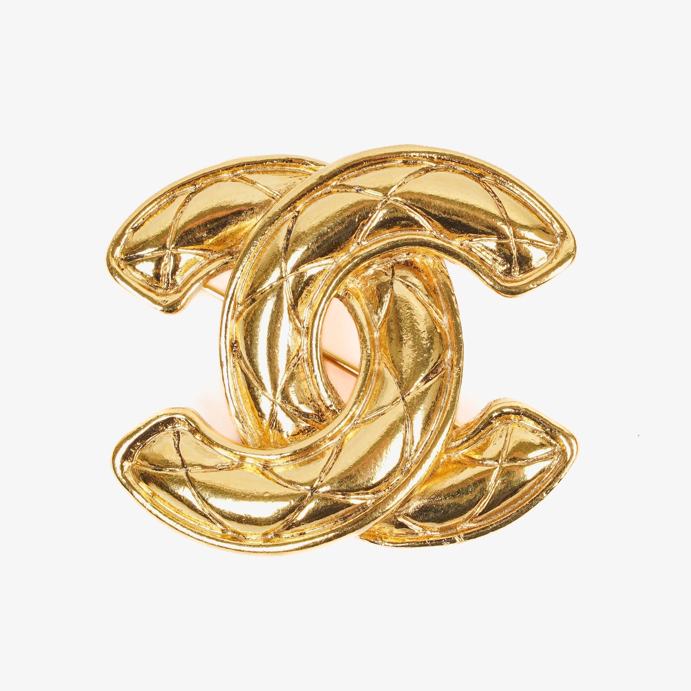 Chanel CC Turn-Lock Gold-Tone Brooch – PLAMEXS
