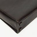Gucci Brown Leather Bamboo Top Handle Bag