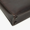 Gucci Brown Leather Bamboo Top Handle Bag