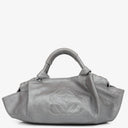 Loewe Silver Aire Nappa Anagram Shoulder Bag