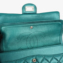 Chanel Turquoise Metallic 2.55 Reissue 225 Double Flap Bag