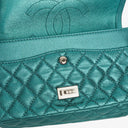 Chanel Turquoise Metallic 2.55 Reissue 225 Double Flap Bag