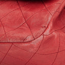 Chanel Vintage Classic Double Flap Bag in Quilted Red Lambskin with 24K Gold-Plated Hardware