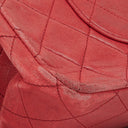 Chanel Vintage Classic Double Flap Bag in Quilted Red Lambskin with 24K Gold-Plated Hardware