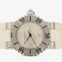 Chaumet Class One Stainless Steel Case And White Rubber Bracelet