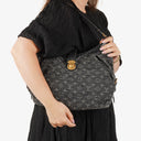 Louis Vuitton Mahina Black Denim Shoulder Bag