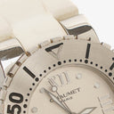 Chaumet Class One Stainless Steel Case And White Rubber Bracelet