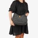Louis Vuitton Mahina Black Denim Shoulder Bag
