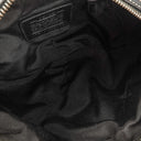 Coach Soho Signature Black Shoulder Bag