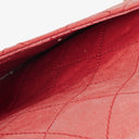 Chanel Vintage Classic Double Flap Bag in Quilted Red Lambskin with 24K Gold-Plated Hardware