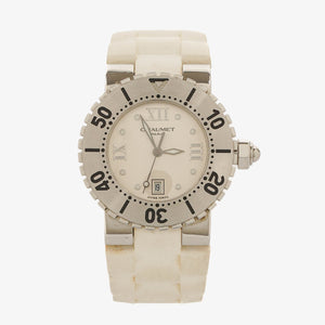 Chaumet Class One Stainless Steel Case And White Rubber Bracelet