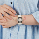 Chaumet Class One Stainless Steel Case And White Rubber Bracelet