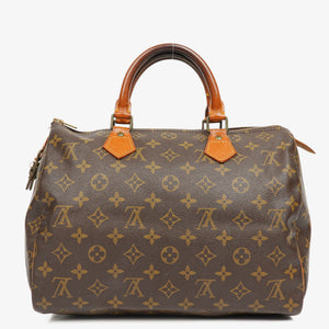 Louis Vuitton Speedy 30 Monogram Canvas Handbag