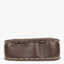 Gucci New Bamboo Top Handle Beige/Ebony GG Canvas and Leather Bag