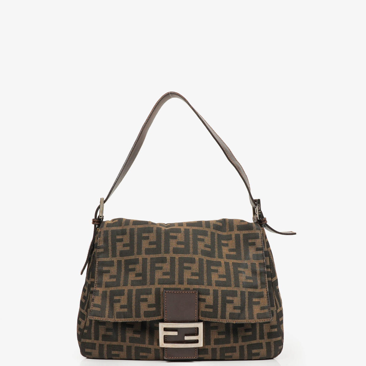 Fendi Zucca Mamma Baguette Shoulder Bag