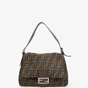 Fendi Zucca Mamma Baguette Shoulder Bag