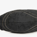 Coach Soho Signature Black Shoulder Bag