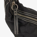 Coach Soho Signature Black Shoulder Bag