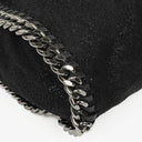 Stella McCartney Falabella Mini Tote Black Vegan Shaggy Deer Fold Over Bag