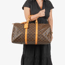 Louis Vuitton Keepall 50 Monogram Canvas Travel Bag