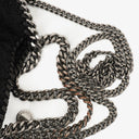 Stella McCartney Falabella Mini Tote Black Vegan Shaggy Deer Fold Over Bag