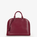 Sac Louis Vuitton Alma PM en Cuir Epi Fuchsia