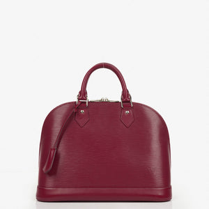 Sac Louis Vuitton Alma PM en Cuir Epi Fuchsia