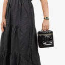 Chanel Black Patent Leather Vanity Case